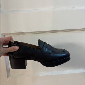 Classic Leather Black Loafer by ASOS